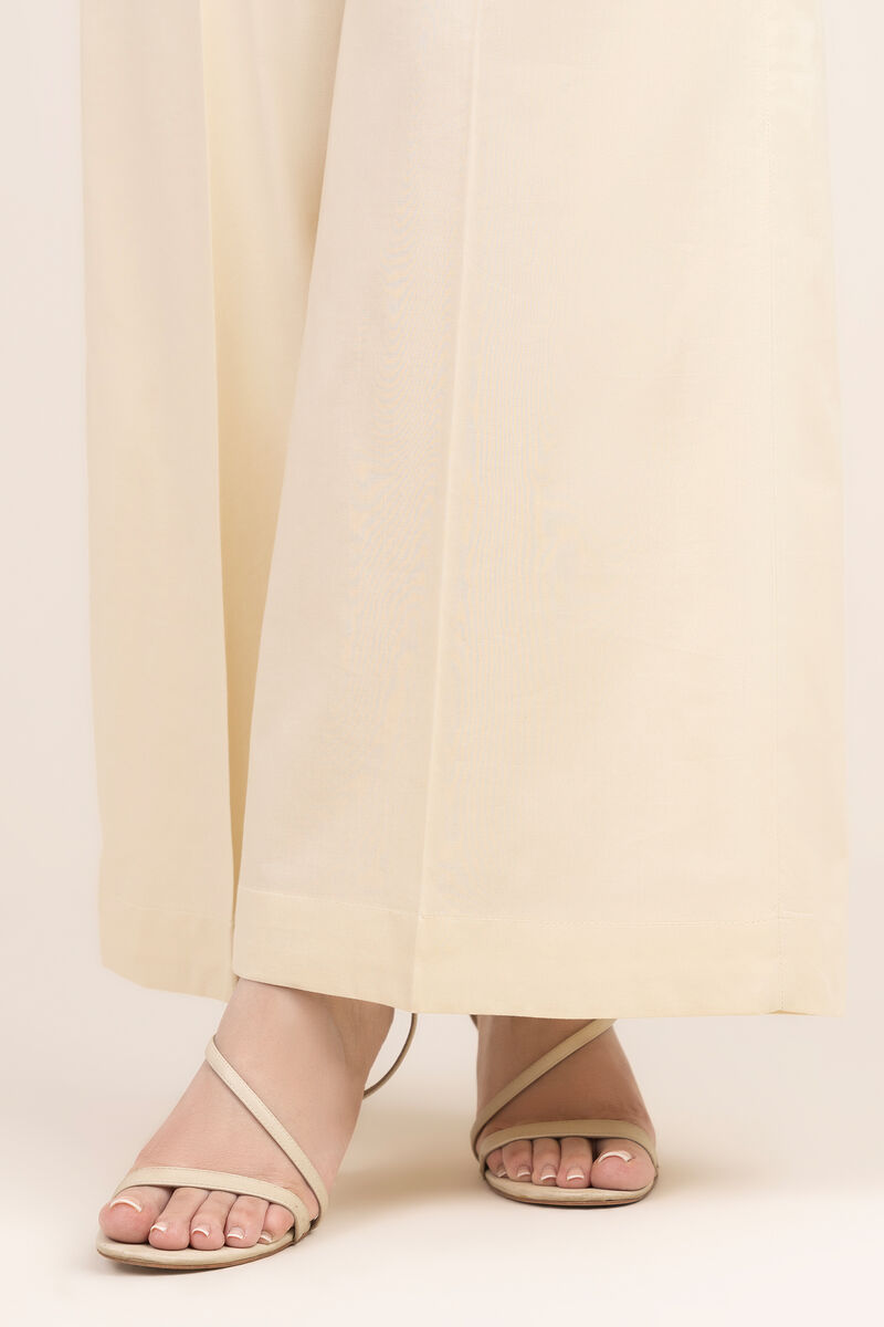 Cotton Viscose Flared Pants