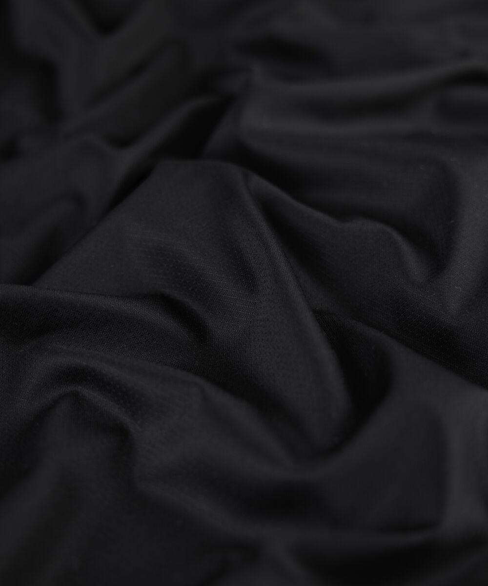 Men's Unstitched charcoal premium cotton dobby Suit