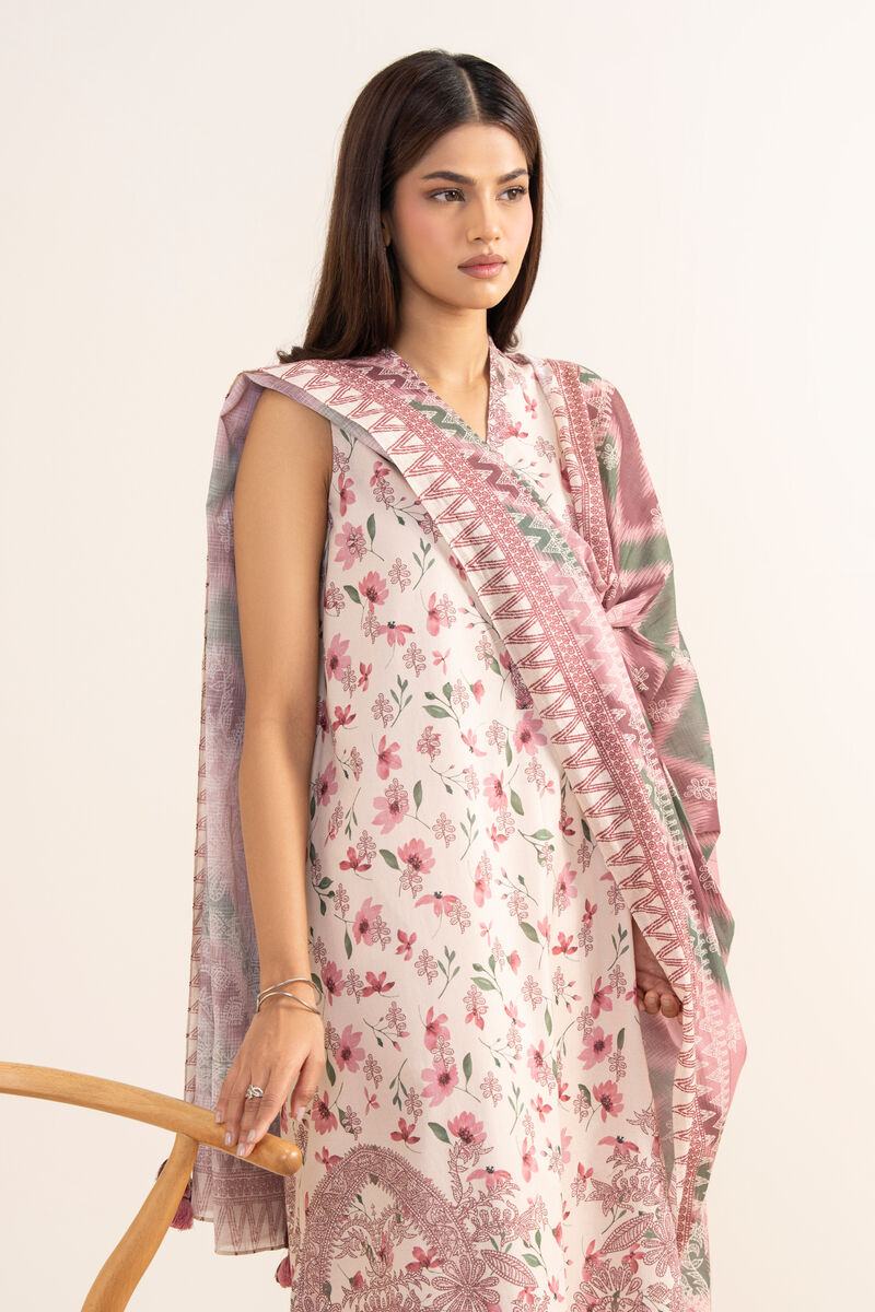 3 Piece - Printed Lawn Suit