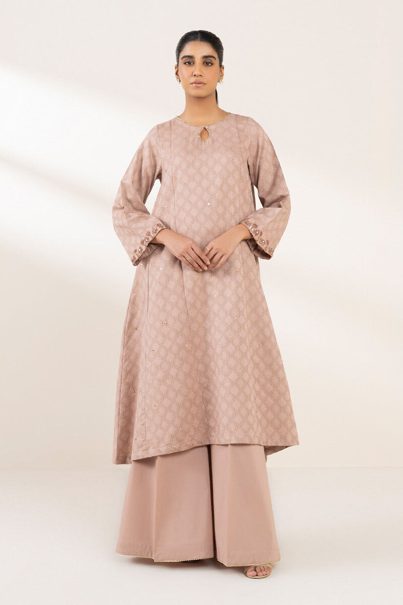 Embroidered Cotton Jacquard Shirt