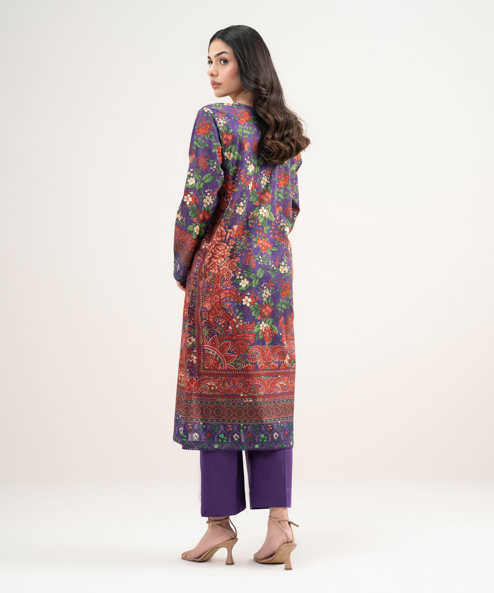 Women's RTW Lawn Embroidered Multi Straight Shirt