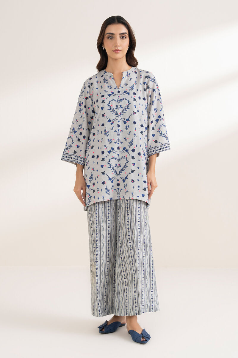 Embroidered Arabic Khaddar Shirt