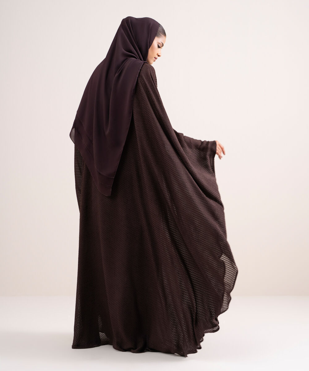 Women's Brown Kaftaan Abbaya Set