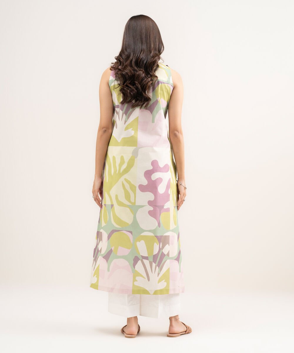 Women's Unstitched Lawn Printed Multi Shirt