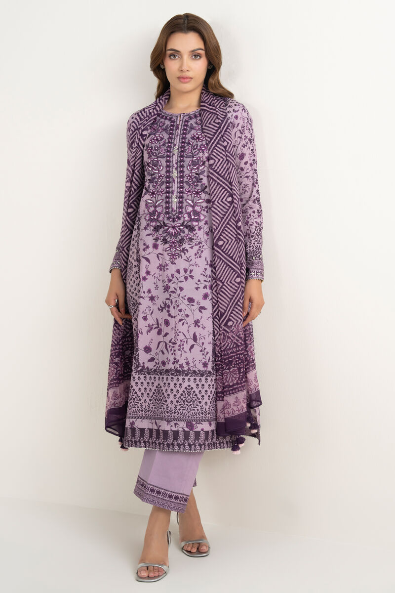3 Piece - Embroidered Lawn Suit