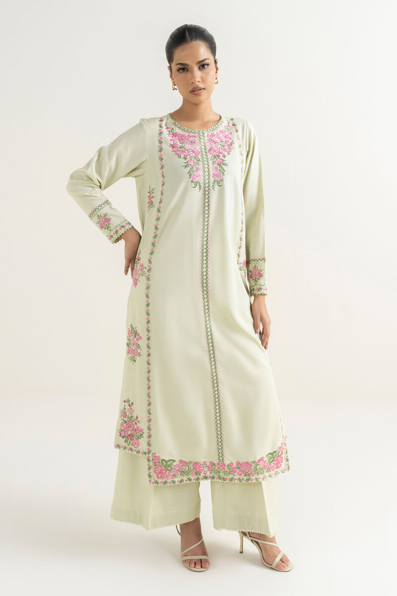 Embroidered Cotton Viscose Shirt