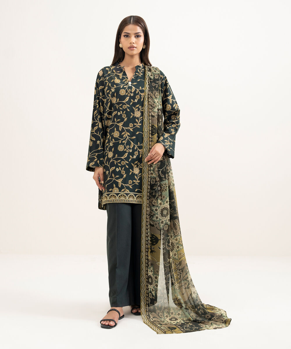 Blended Chiffon Printed Dupatta