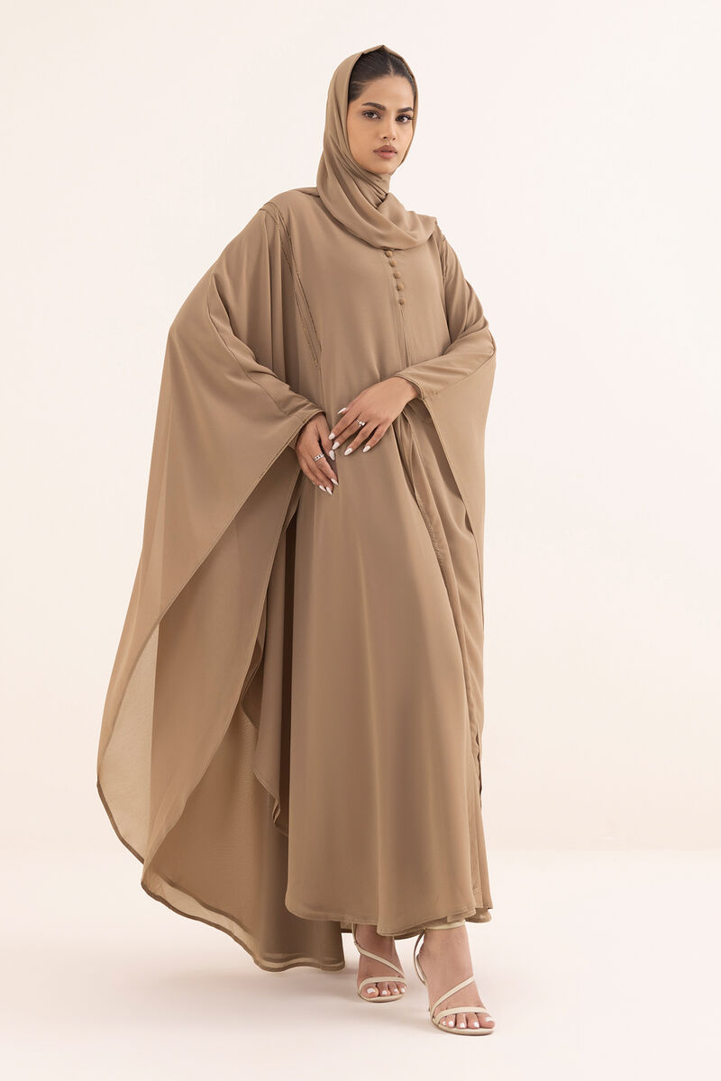 Double Layered Abaya Set