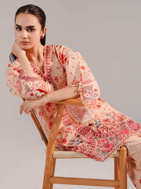 2 Piece - Printed Lawn Suit