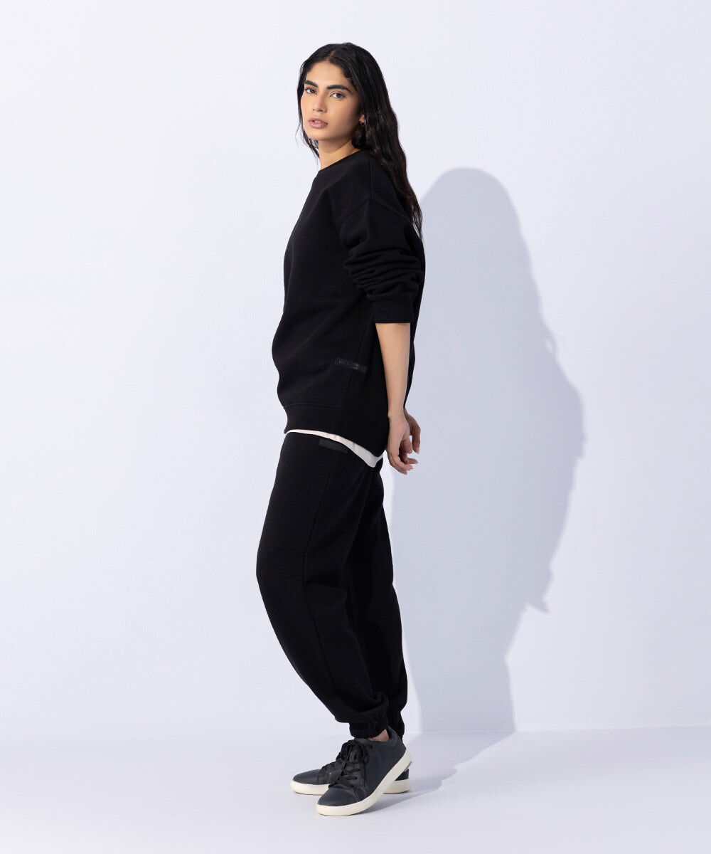 Women's Western Wear Black Sweatshirt