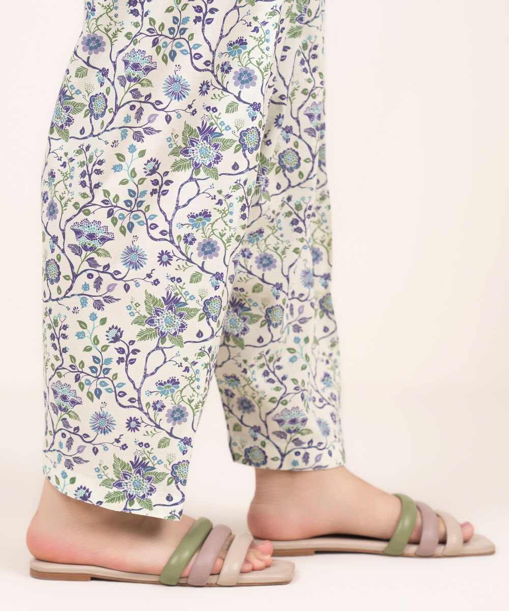 Women's RTW Cotton Viscose Multi Printed Shalwar