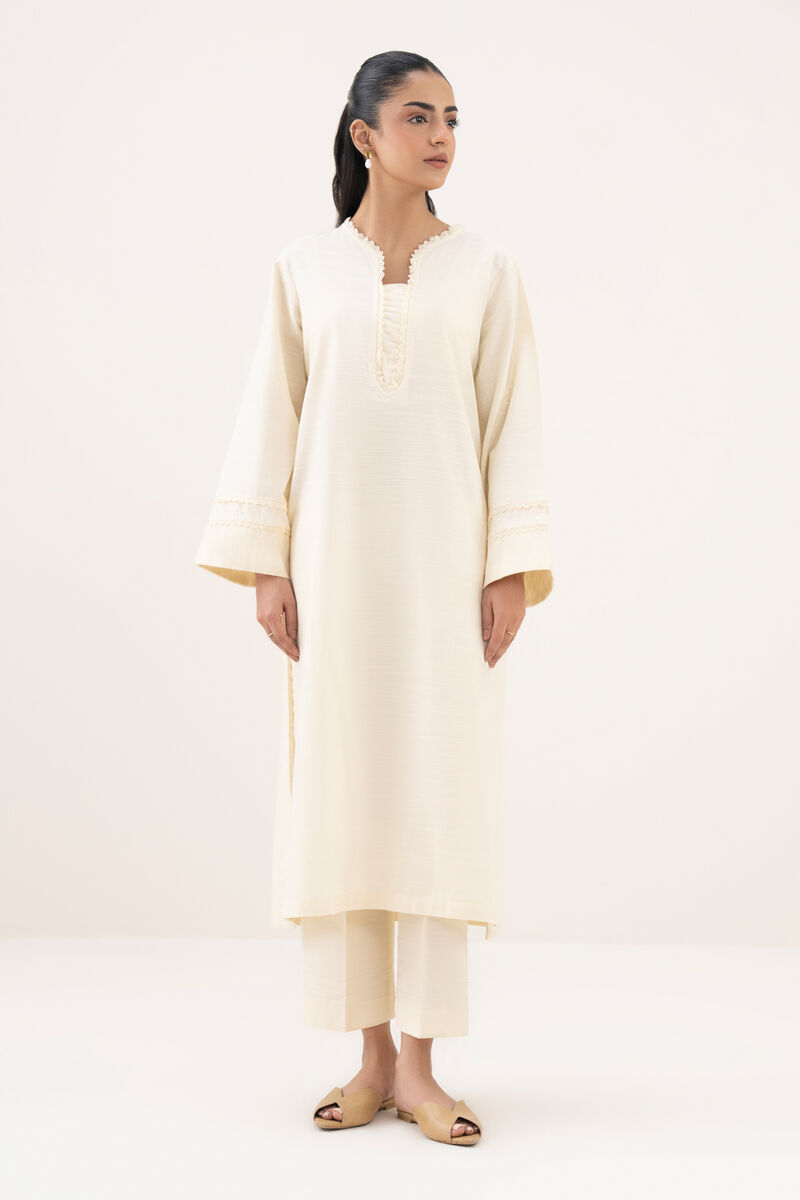 Embroidered Khaddar Shirt