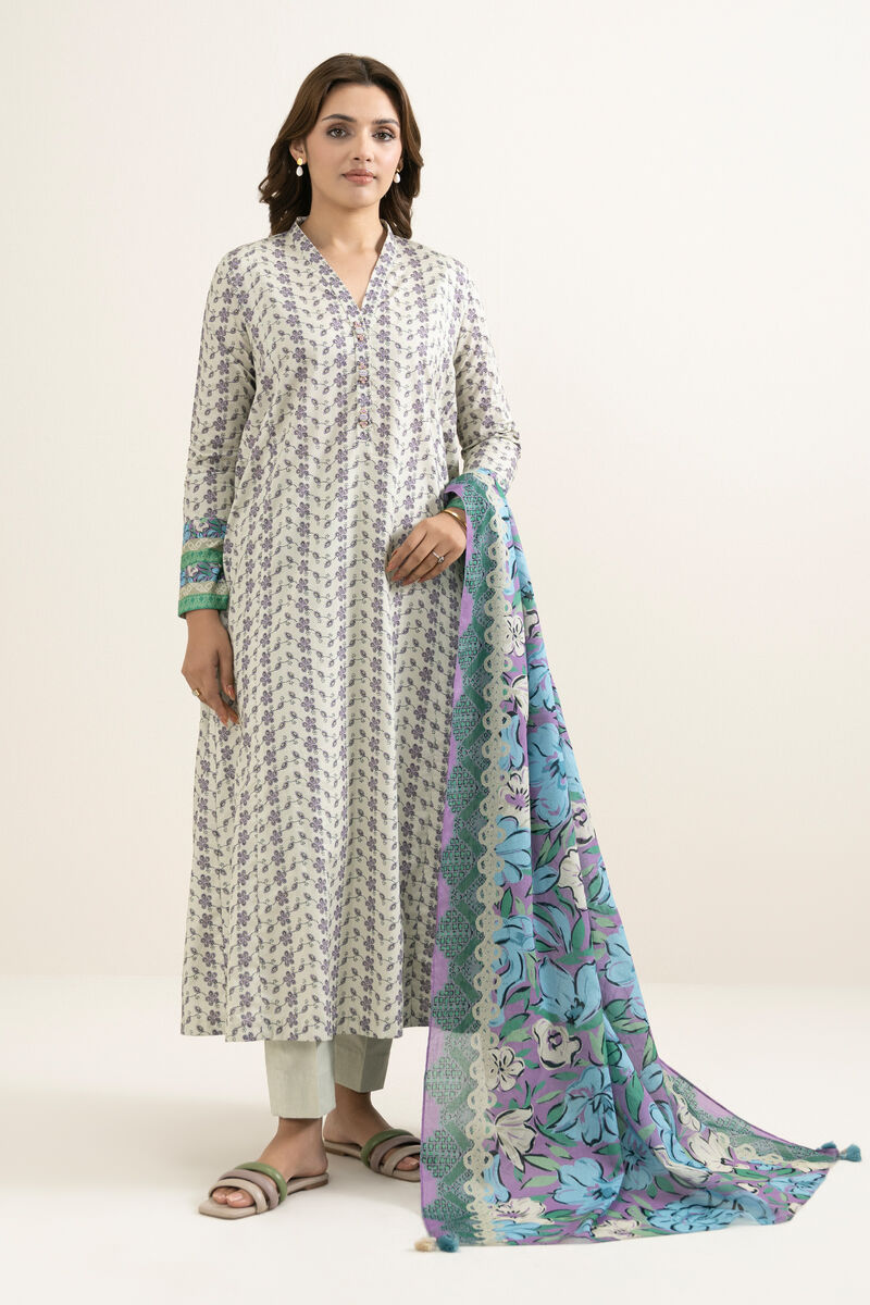 2 Piece - Printed Lawn Suit