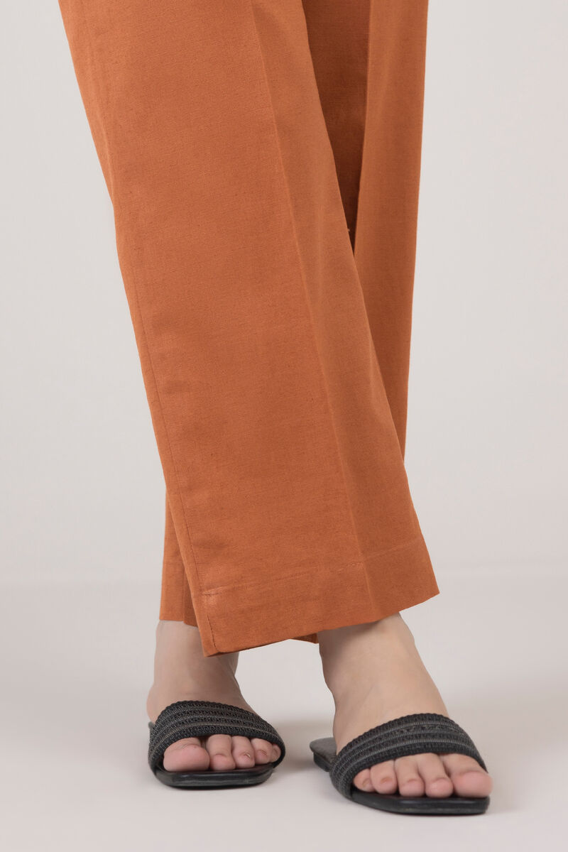 Cotton Linen Straight Pants
