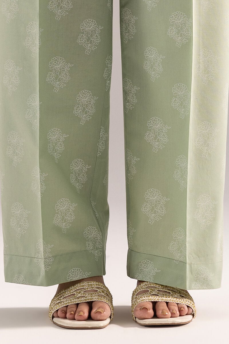 Printed Cambric Straight Pants