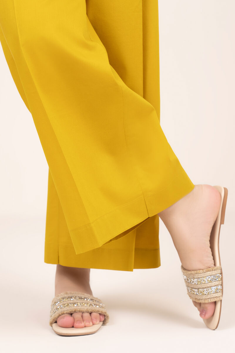 Solid Cambric Straight Pants