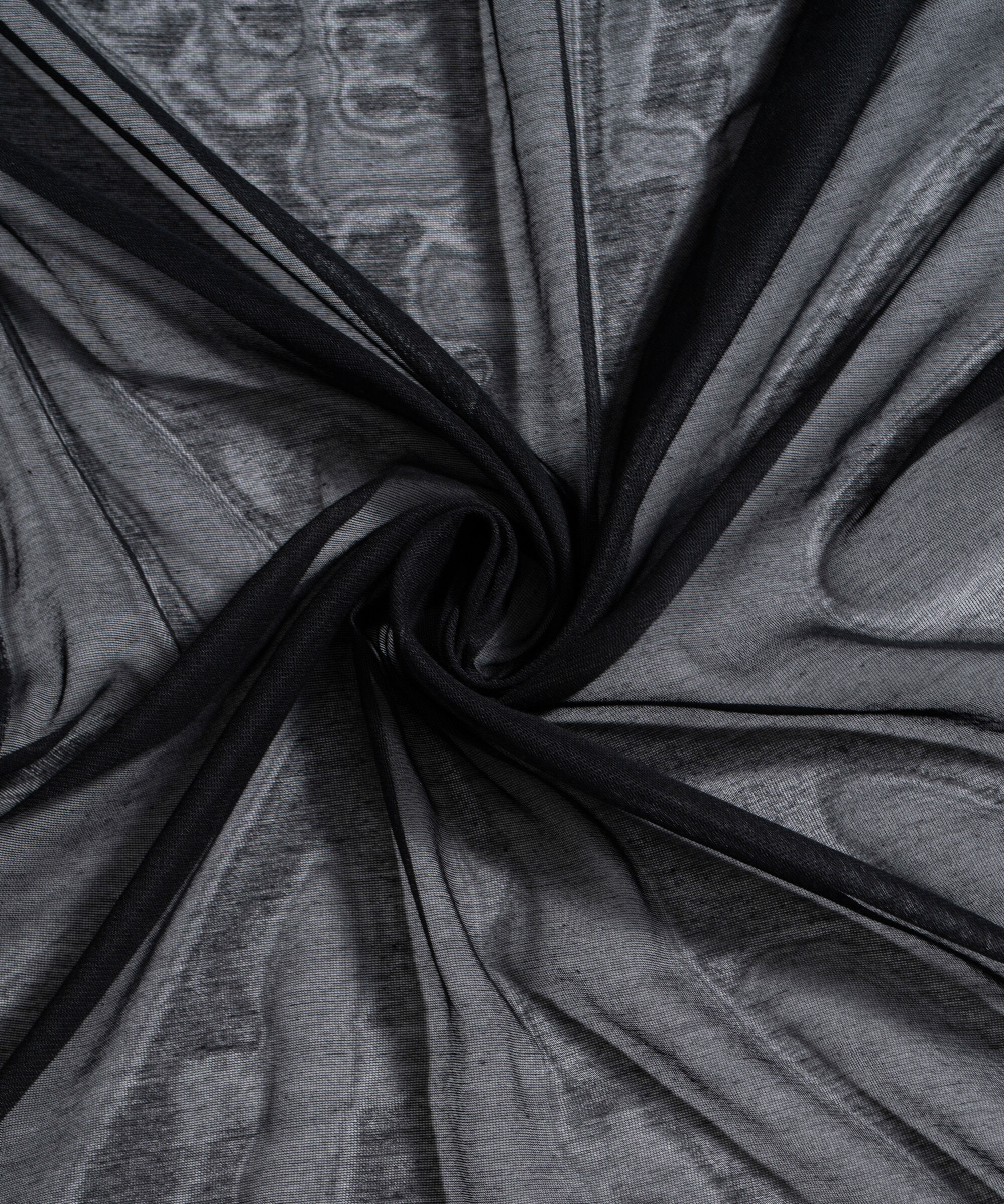 Black Dupatta PBS26SCV683D