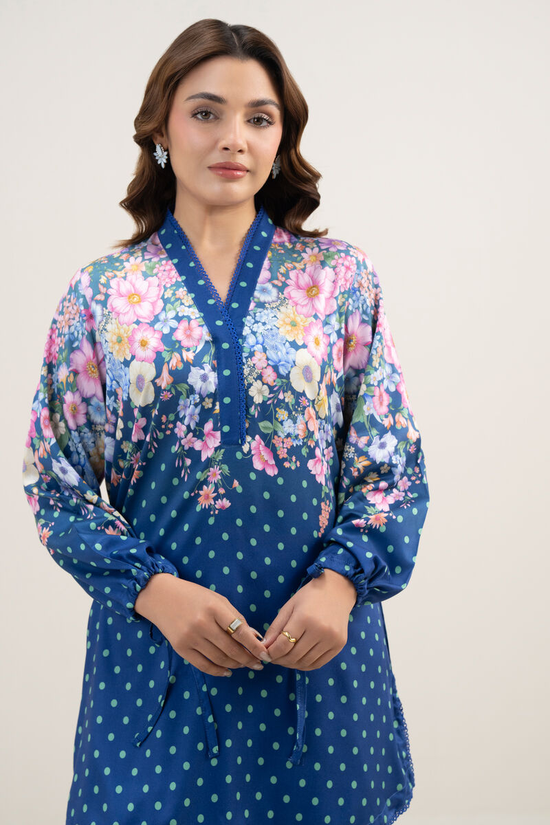 2 Piece - Printed Dobby Suit