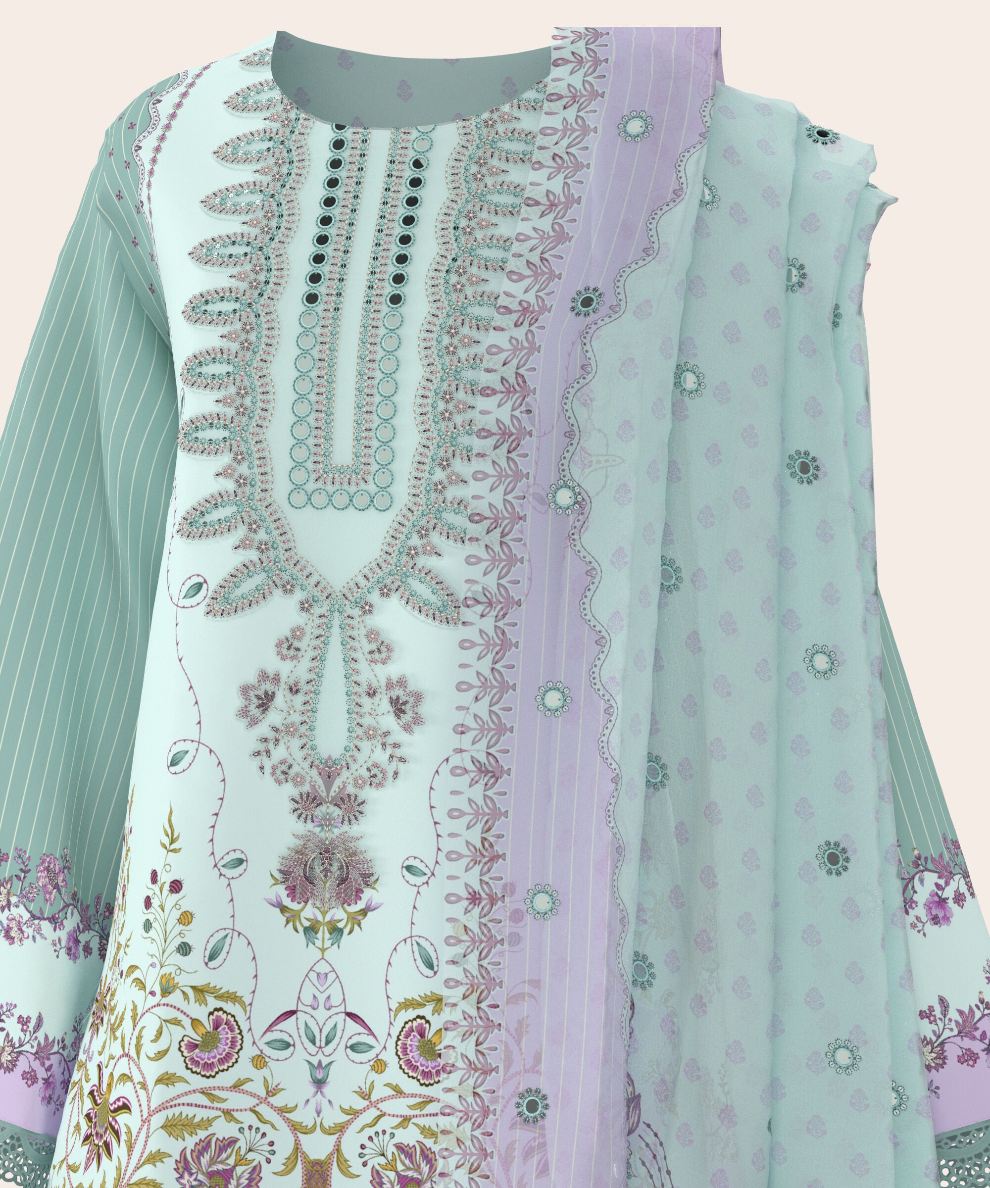 Unstitched 3 PC PPEWS26CL438