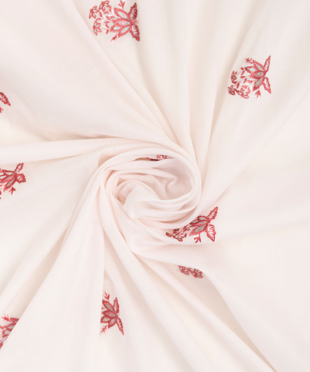 Lawn Embroidered Pink Dupatta