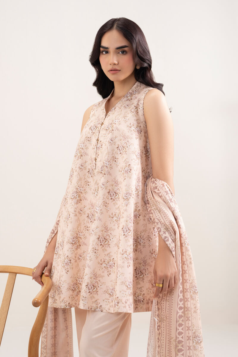 3 Piece - Printed Lawn Suit