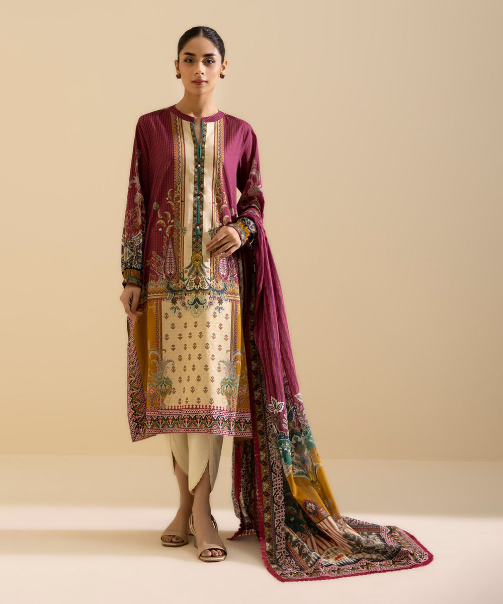 Shirt Dupatta U2-DAYZ22V2-33 Sapphire PK