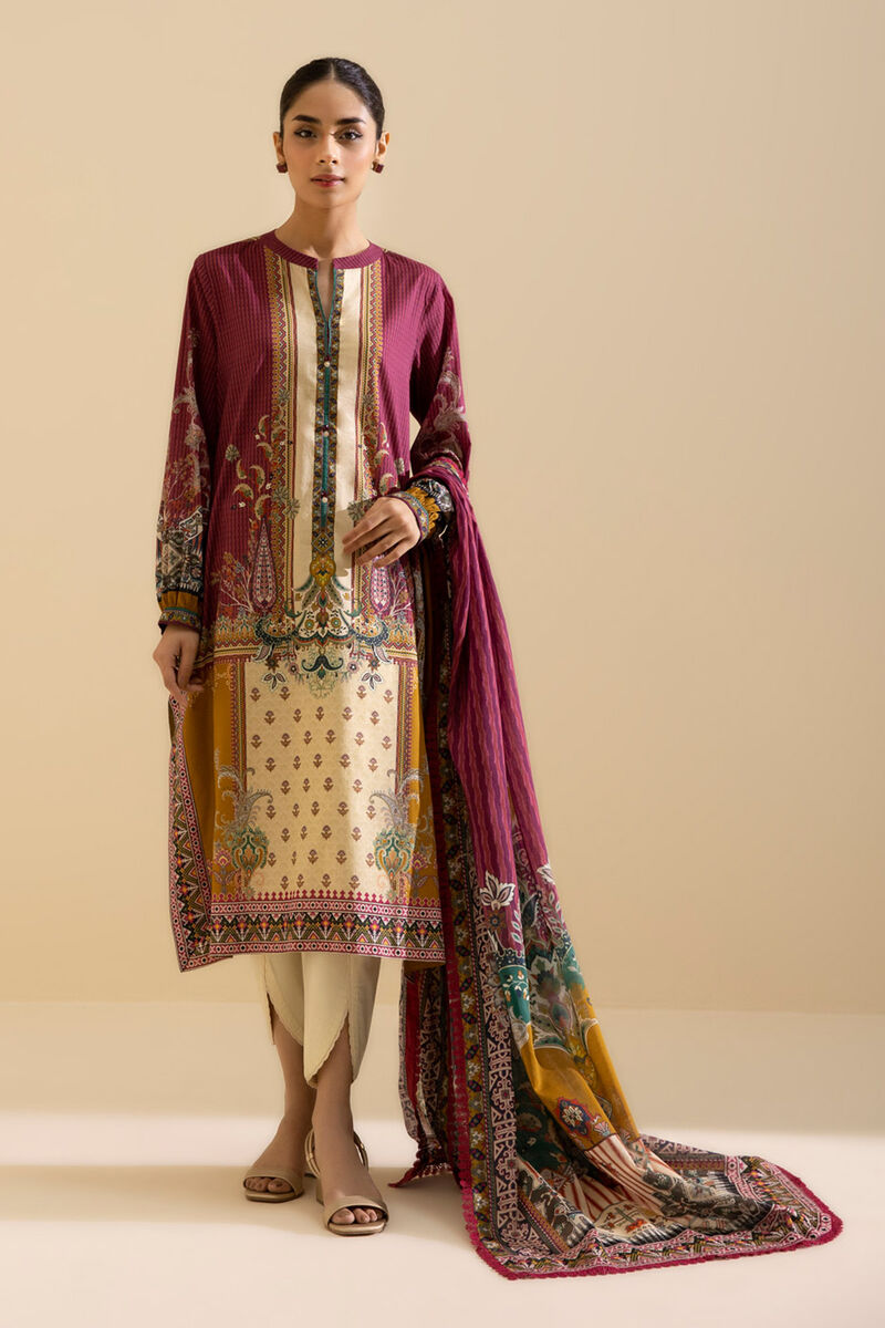 3 Piece - Printed Lawn Suit