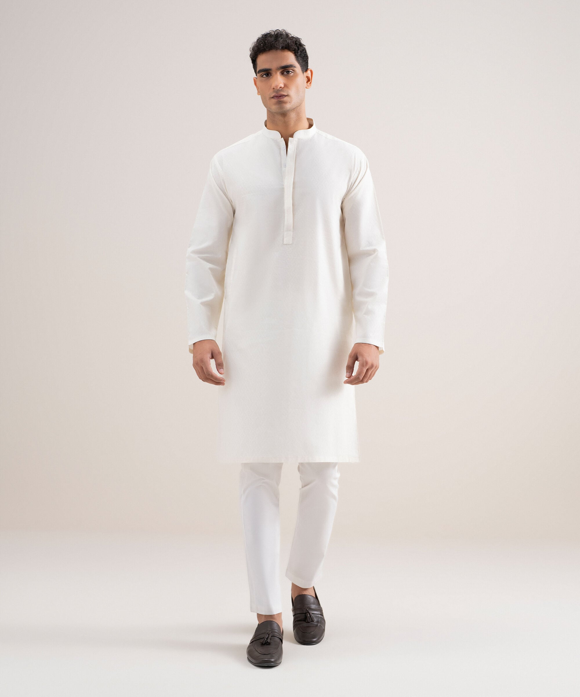 Sapphire - Premium Cotton Jacquard Kurta
