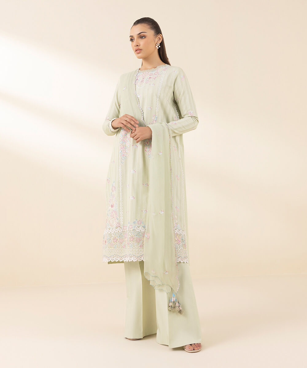 U3PEDF25V210 Unstitched 3 PC U3PEDF25V210