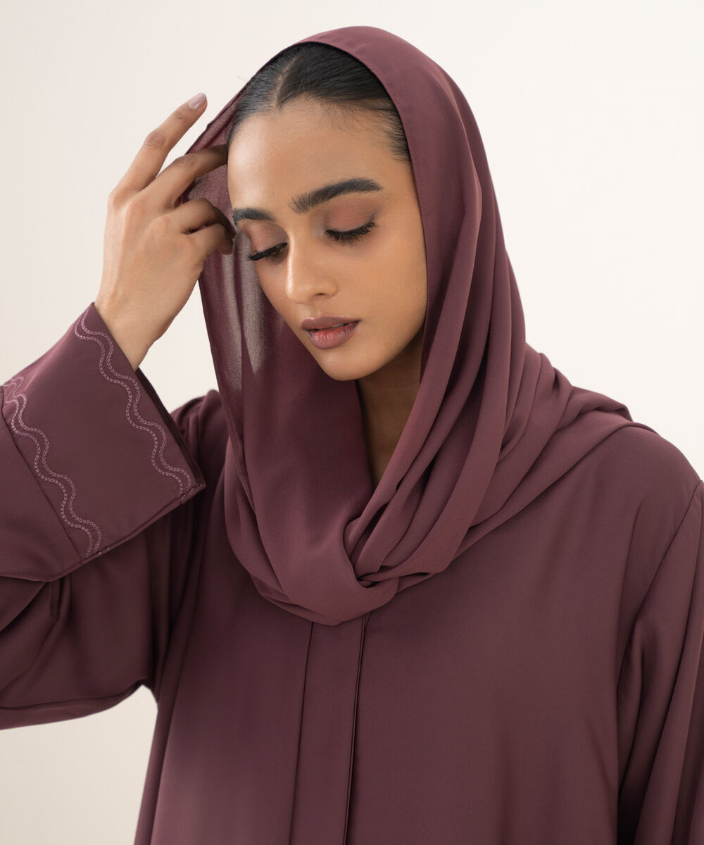 Women's dusty pink hijab