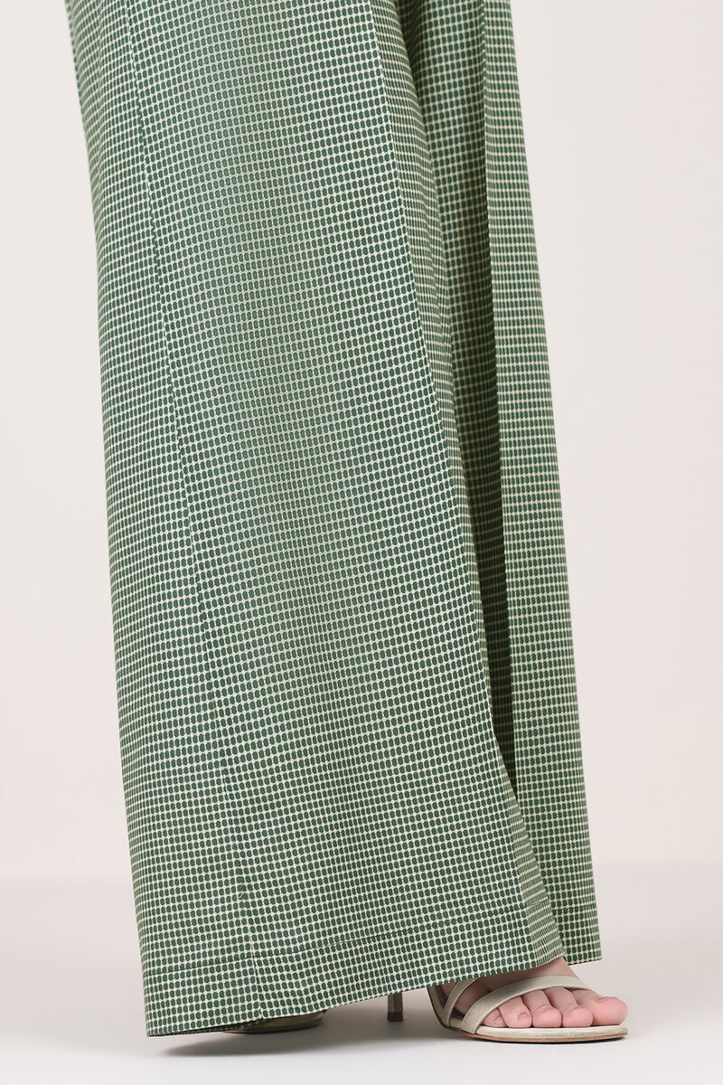 Printed Cambric Flared Pants