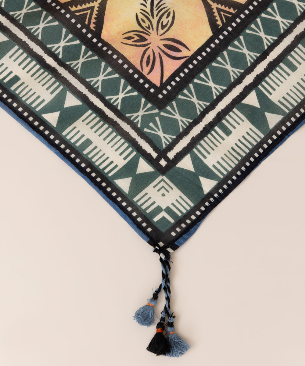 Fine Voile Multi Printed Dupatta