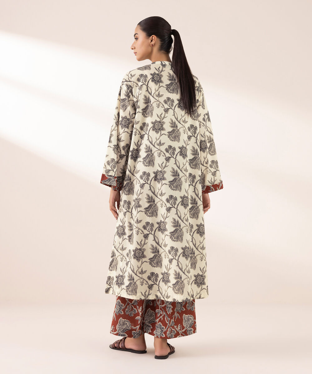 Women's RTW Lawn Multi Printed Boxy Shirt