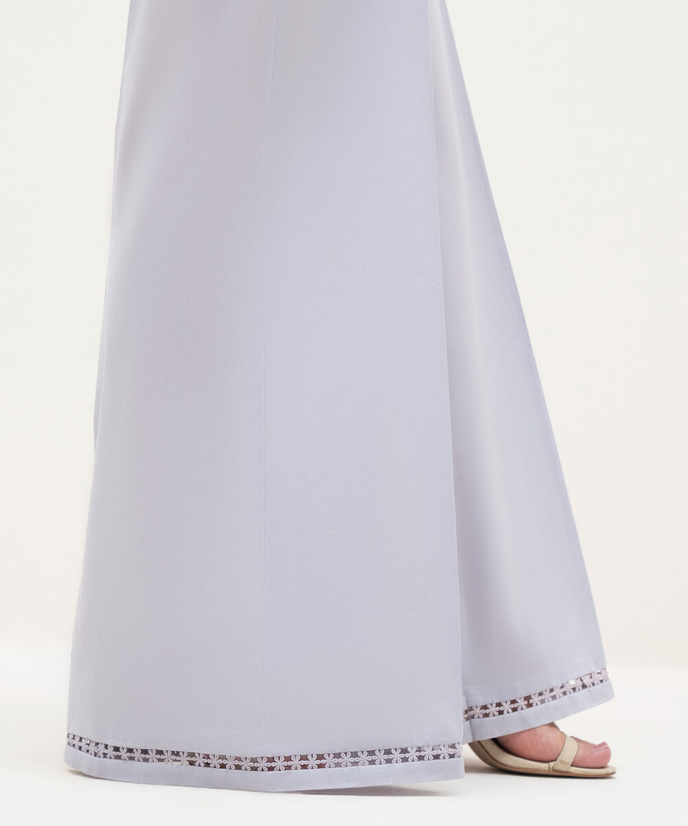 Women's RTW Cambric Lilac Solid Flared Pants