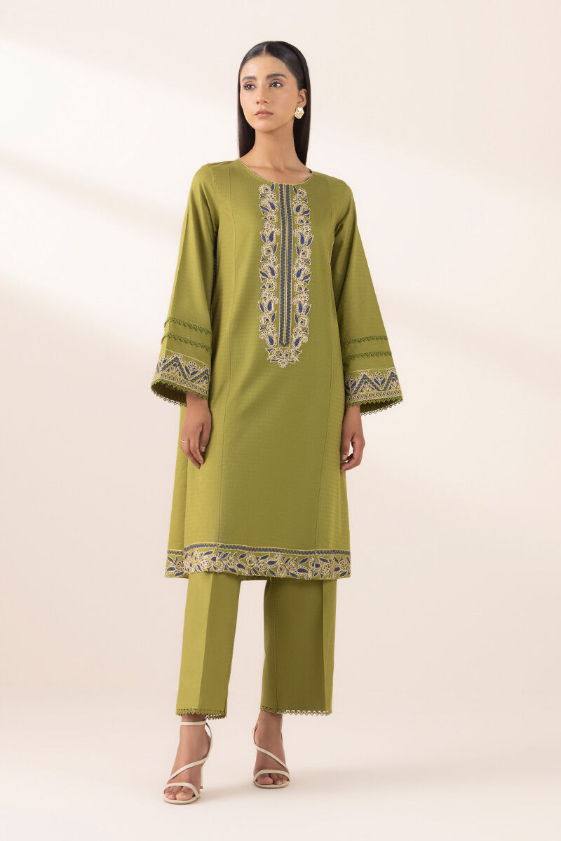 Embroidered Dobby Shirt