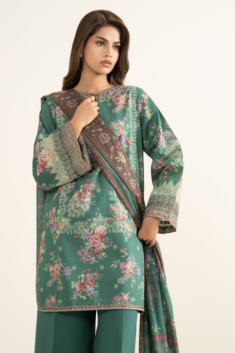 3 Piece - Embroidered Lawn Suit