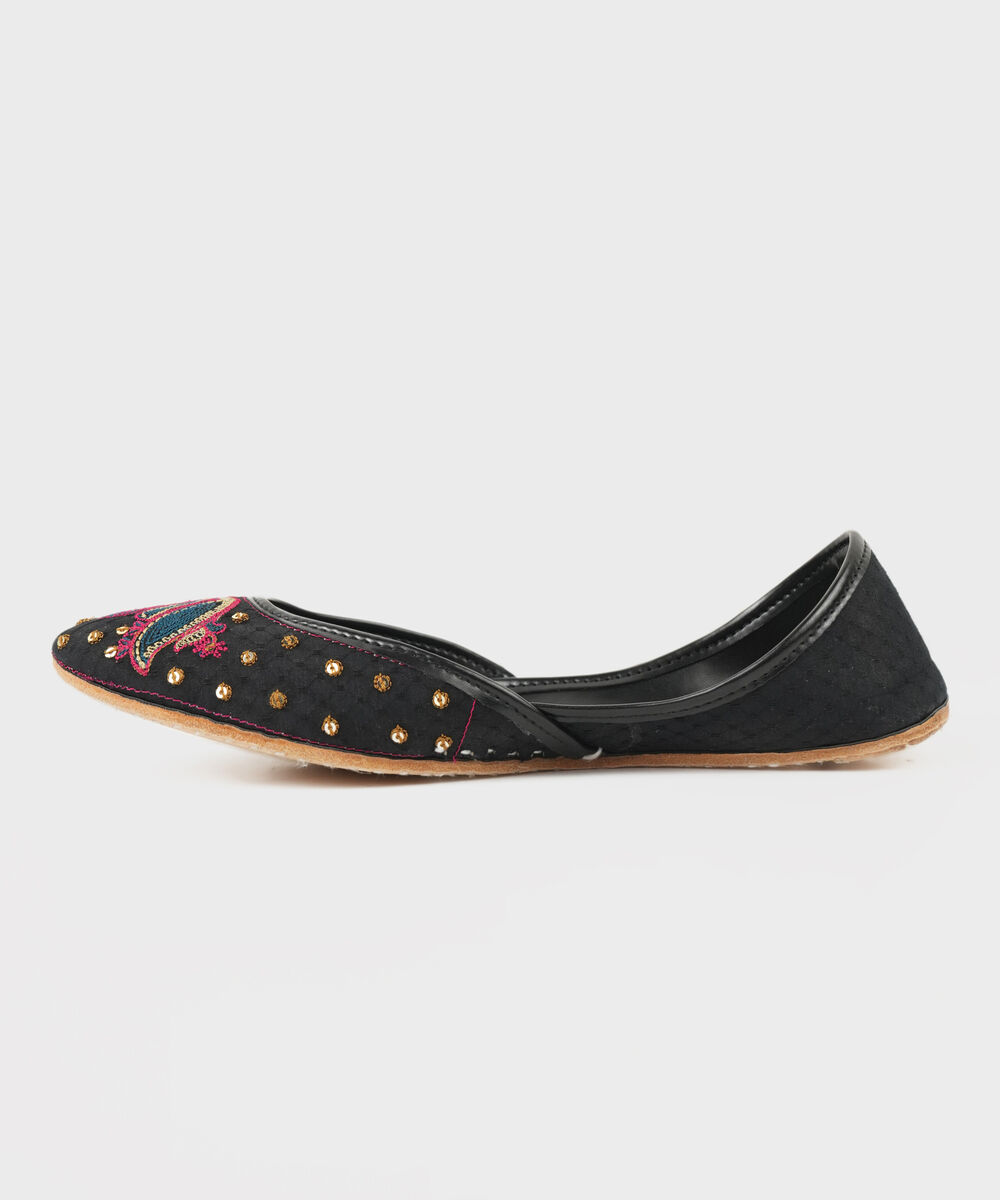 Women's Black Khussa