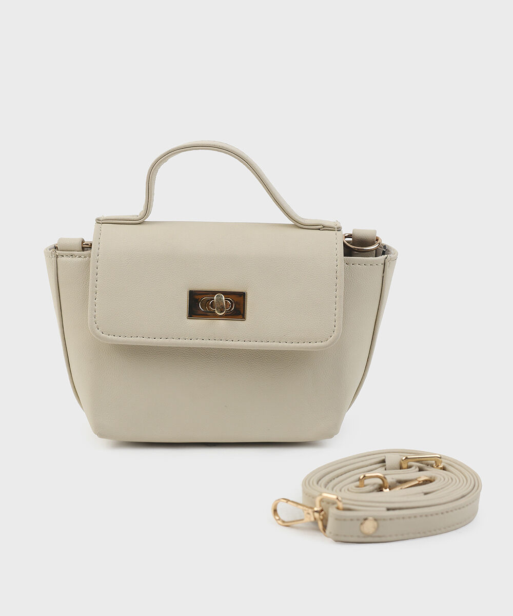 Women's Off White Hand bag