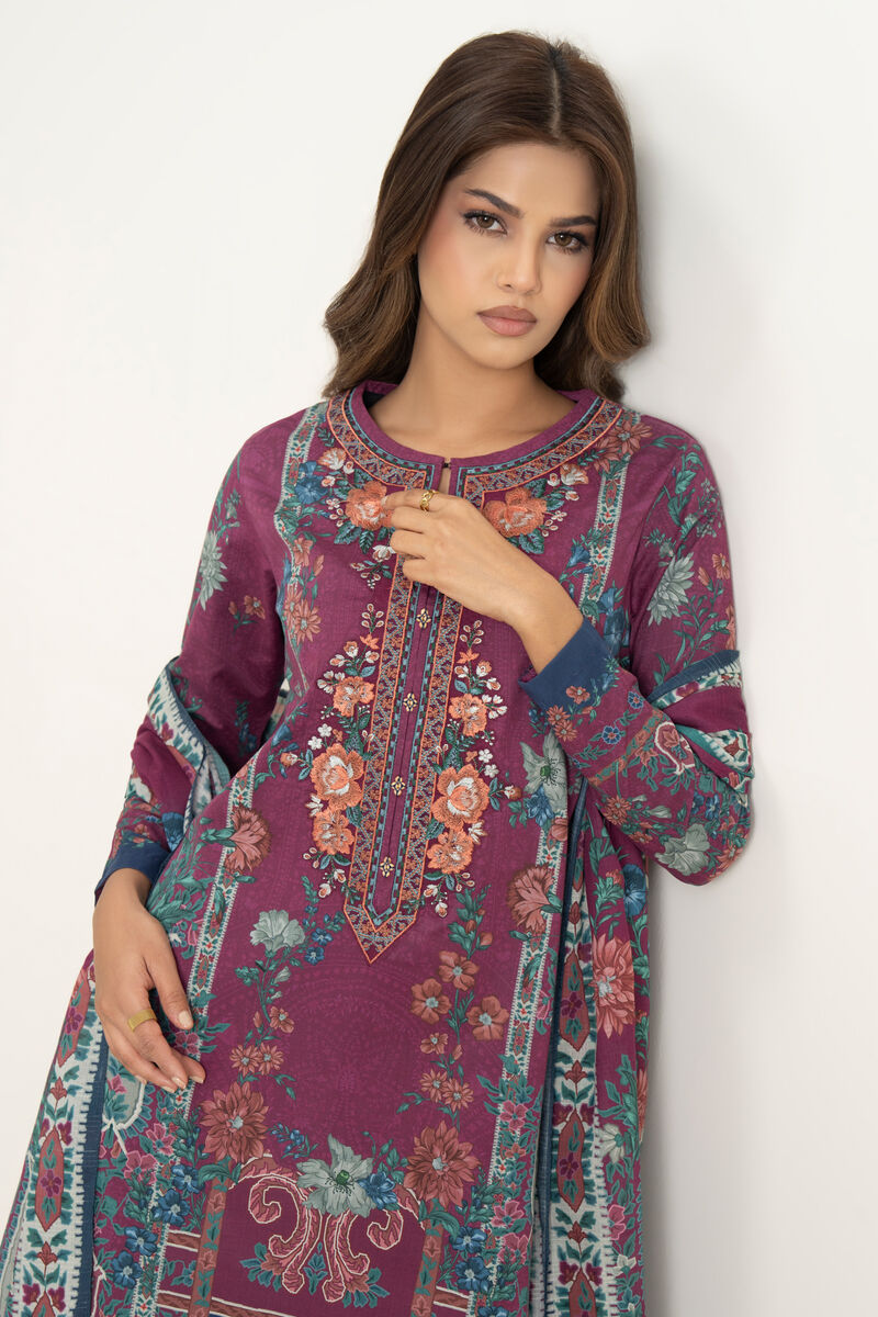 3 Piece - Embroidered Lawn Suit
