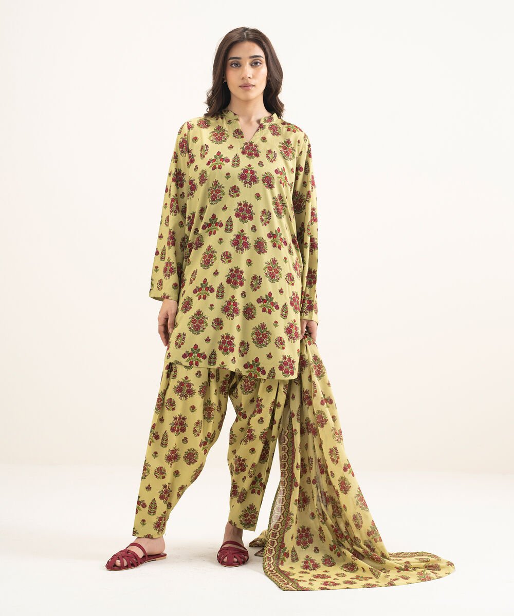 Printed Lawn Multi Dupatta