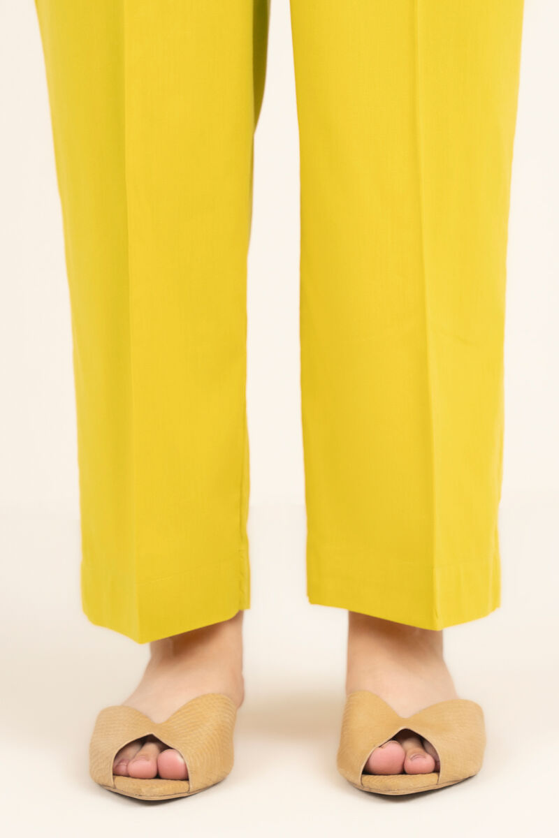 Solid Cambric Straight Pants