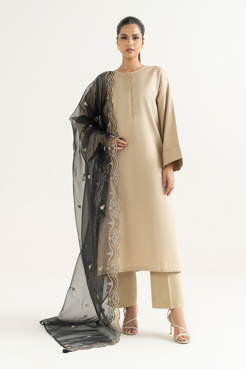 Embroidered Organza Dupatta
