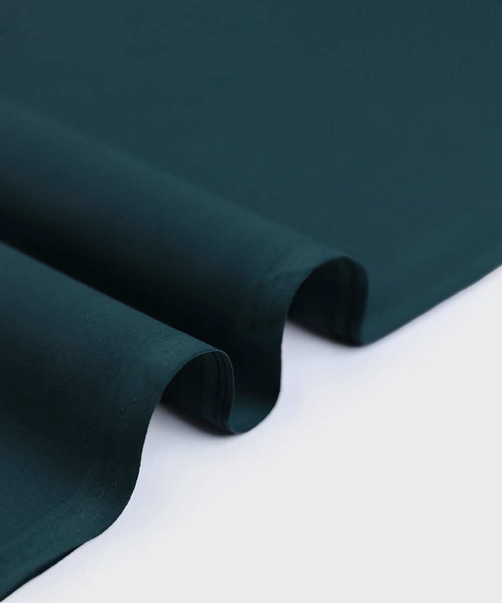 Men Unstitched Viscose Teal Full Suit Fabric