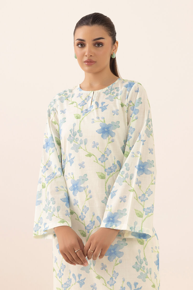 Printed Crosshatch Shirt