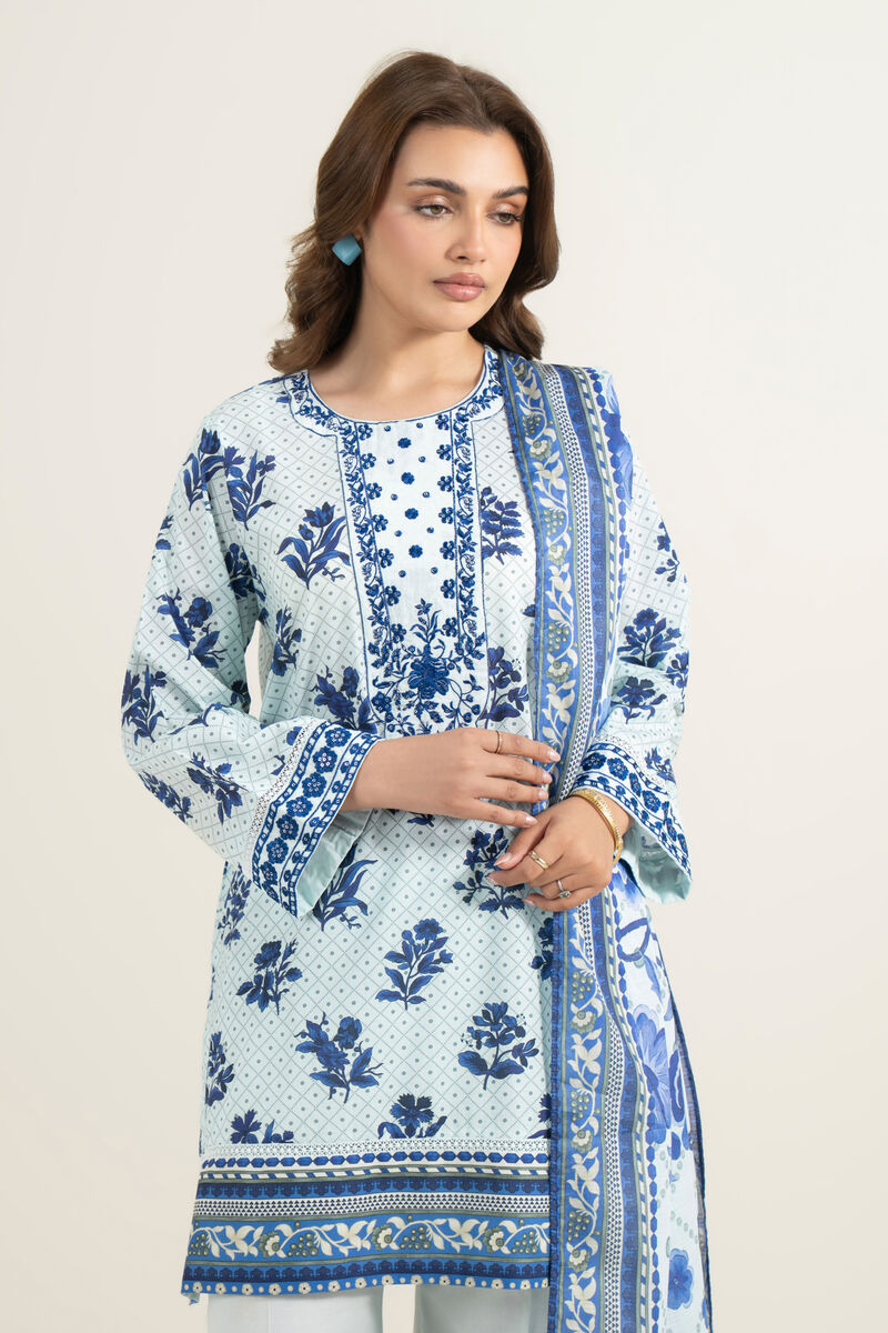 3 Piece - Embroidered Lawn Suit