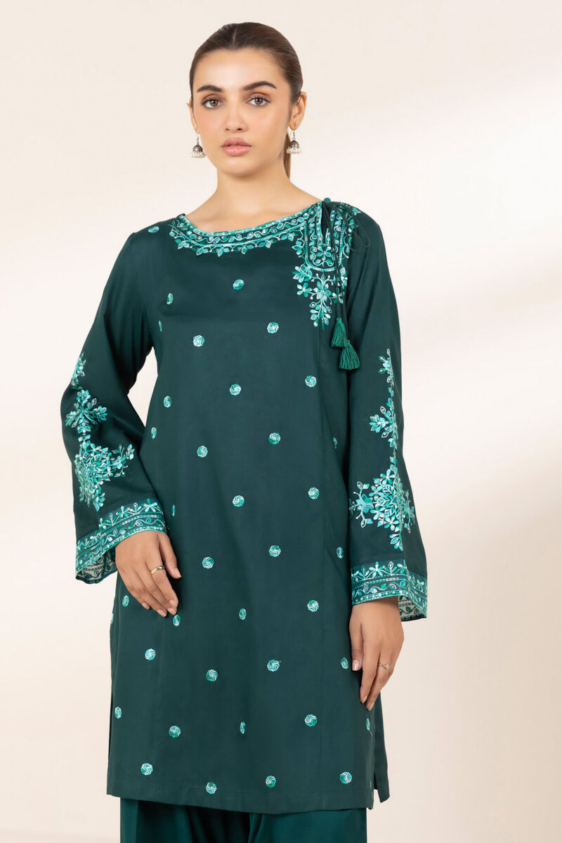 Embroidered Arabic Lawn Shirt