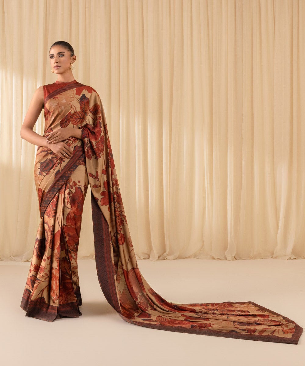 Unstitched Saree 0U3SFLX24V63 Sapphire PK