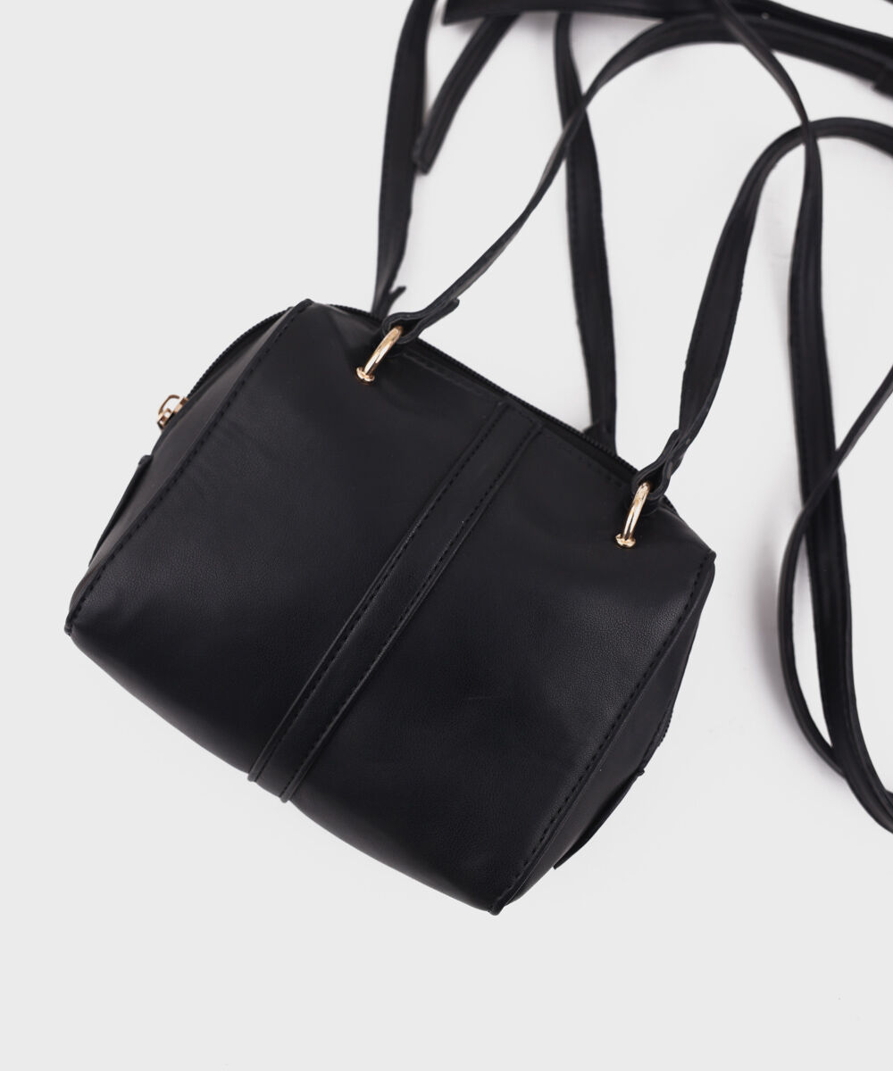 Women's Black Cross Body Bag