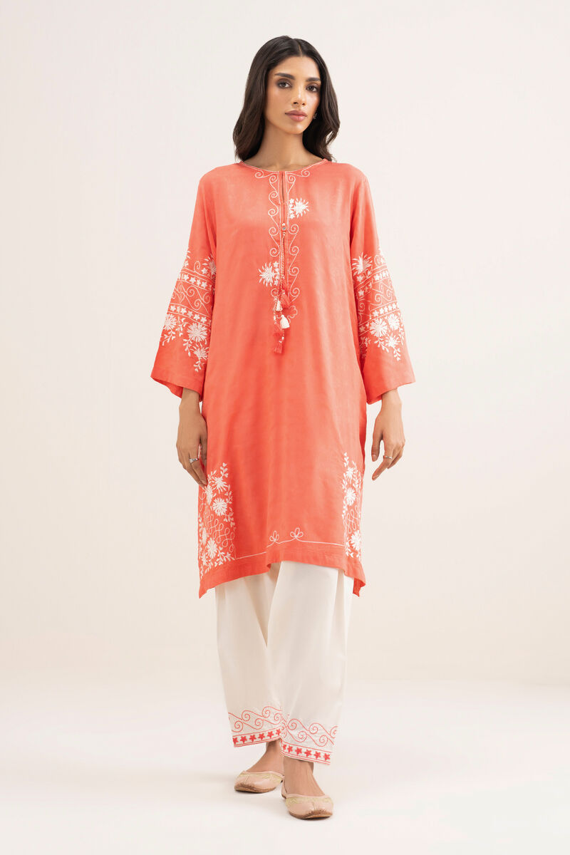 Embroidered Arabic Jacquard Shirt