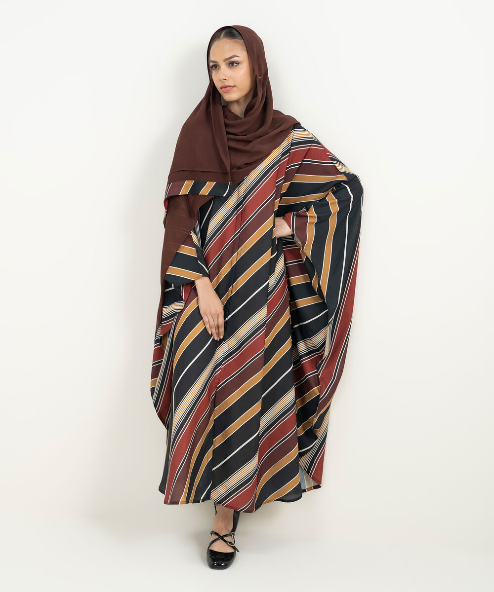 Women's Multi Printed Kaftan Abaya